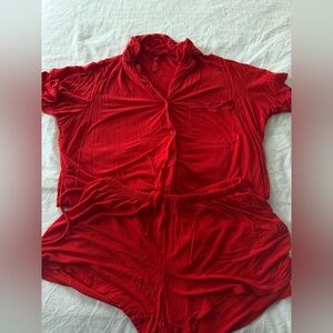 Skims short sleeve pj set